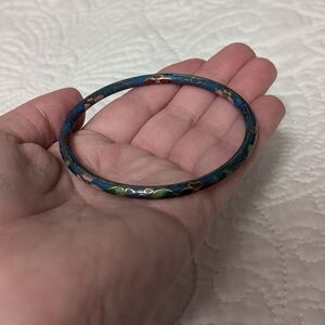 Vintage Cloissone Floral Bracelet